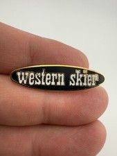 WESTERN SKIER SKIING SKI Lapel Hat Pin - read description