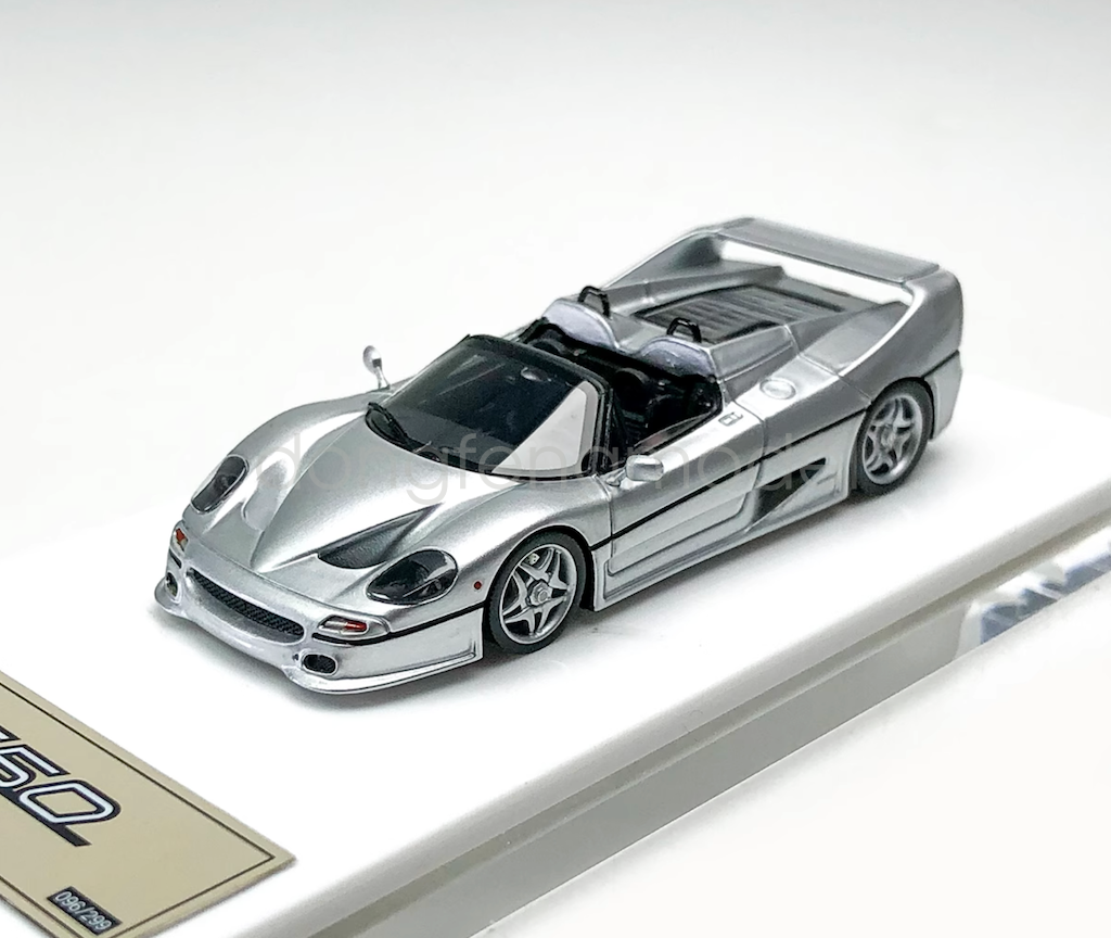 DMH 1:64 Scale Silver F50 Aperta Convertible Sport Car Model