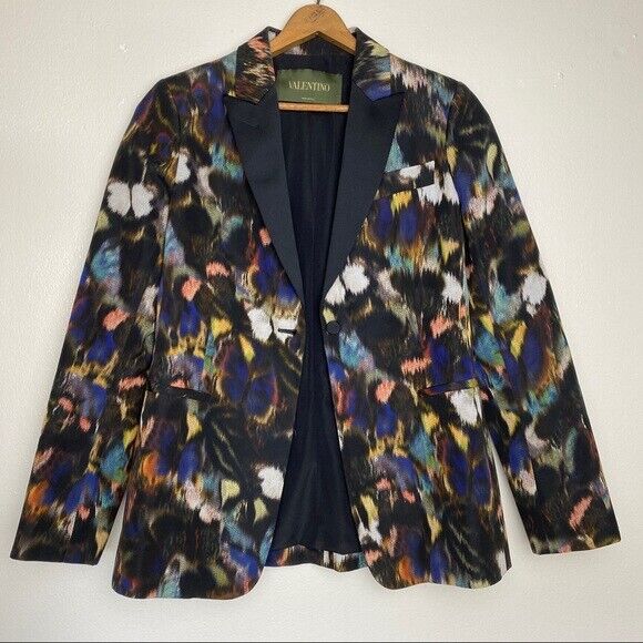 Valentino Abstract Feather Butterfly Blazer | eBay Valentino Abstract Feather Butterfly Blazer | eBay