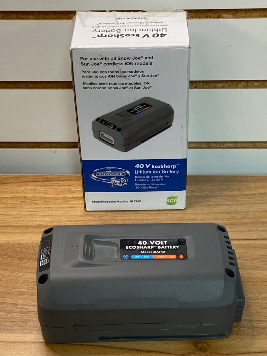 Air Compressor Snow Sun Joe ICHRG40 EcoSharp Lithium-Ion