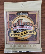 Ernie Ball 2006 Earthwood 80/20 Bronze Extra Light Acoustic Guitar Strings 10-50