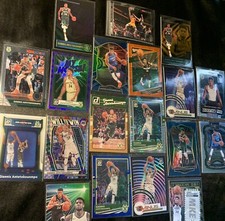 2020-21 Optic GIANNIS ANTETOKOUNMPO SP MY HOUSE Purple SILVER ORANGE LOT MOSAIC