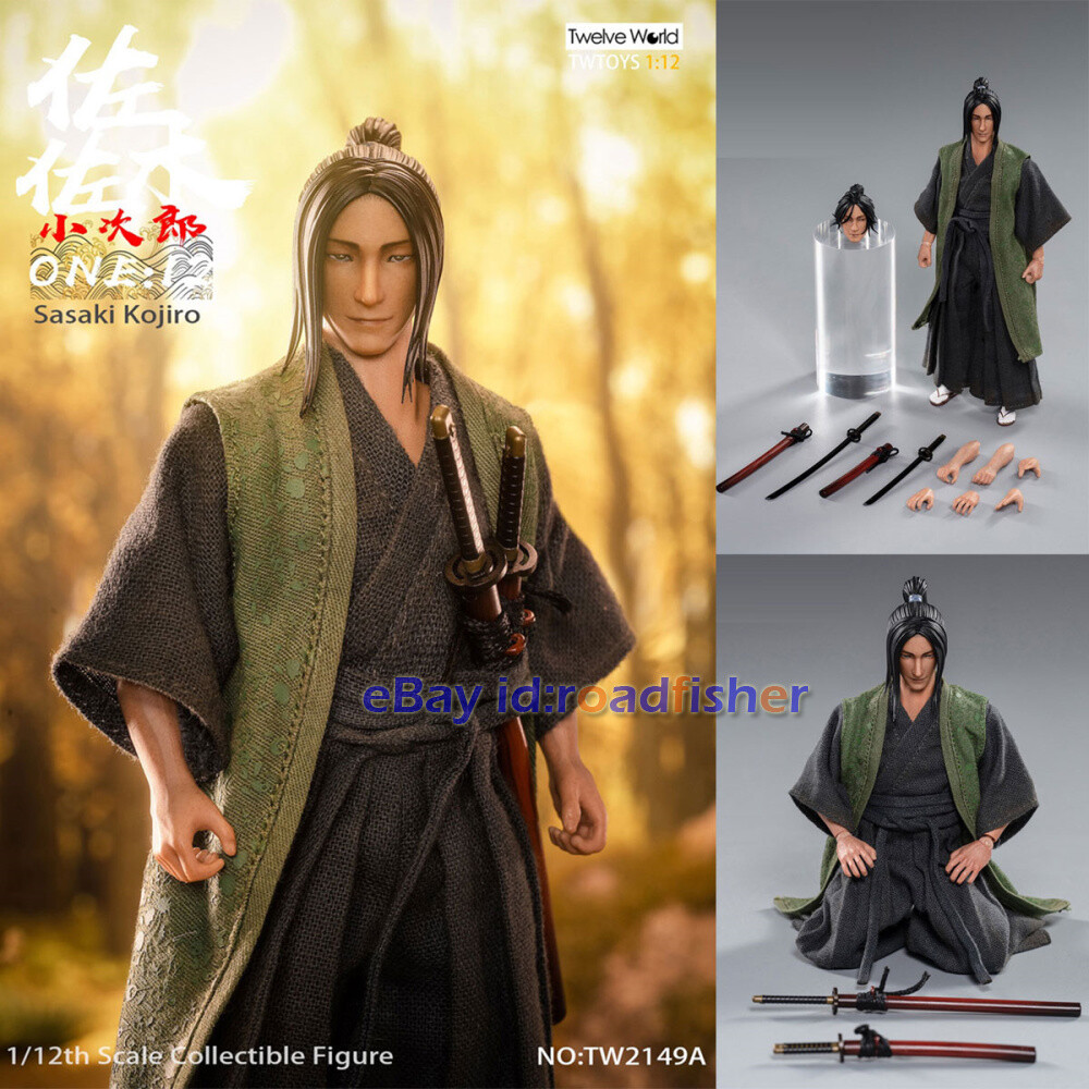 TWTOYS Sasaki Kojiro Samurai 1/12 Scale Action Figure Collectible