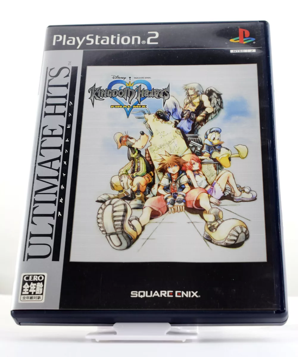 KINGDOM HEARTS Final Mix - PlayStation2 Disney Final Fantasy Japan PS2 PS3  RPG