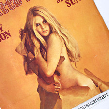 VINTAGE BRIGITTE BARDOT HARLEY DAVIDSON 7" VINYL 45 SAM LEVIN SERGE GAINSBOURG