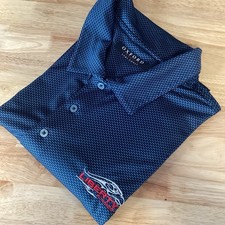 Men’s Oxford America Liberty University Flames Short Sleeved Perfor Polo XL