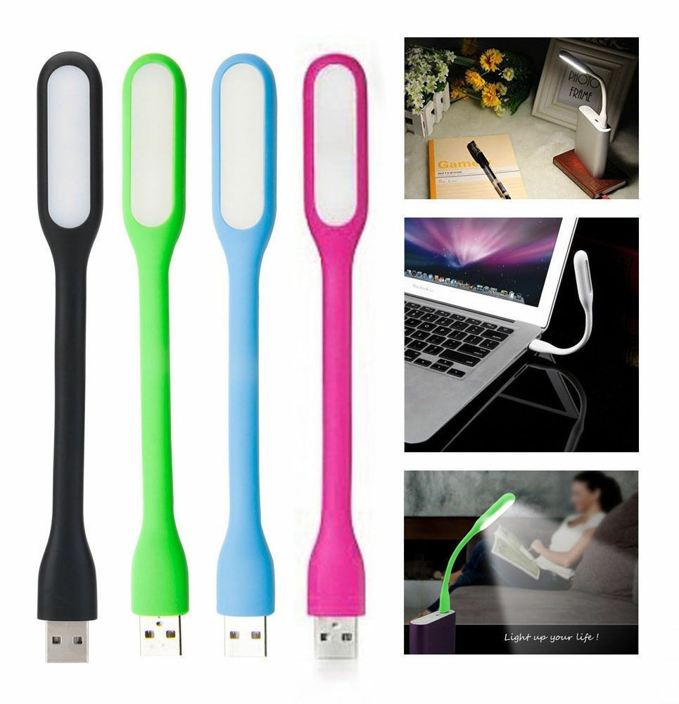 1pcs USB LED Bright Flexible Lamp For Laptop Computer Desktop Light | eBay