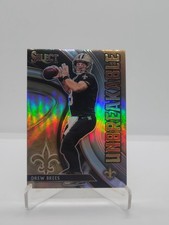 2020 Panini Select Drew Brees Unbreakable Silver Prizm New Orleans Saints #U17