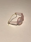 Vintage Barbie Lavender Lilac Round BUBBLE SUNGLASSES w STRING  - JAPAN (1970s)