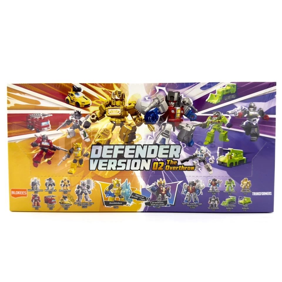 Blokees Transformers Defender Version 2 The Overthrow Sealed Case of 12 Models - Image 2 of 3