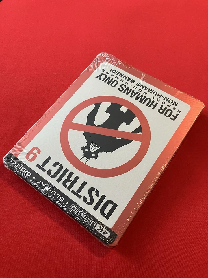 DisTricT 9: 4K+blu ray+d/c Limited sTeeLBooK “VERY MINOR SCRATCH" 🚭BRaND NeW🚭 Foto 4 de 4