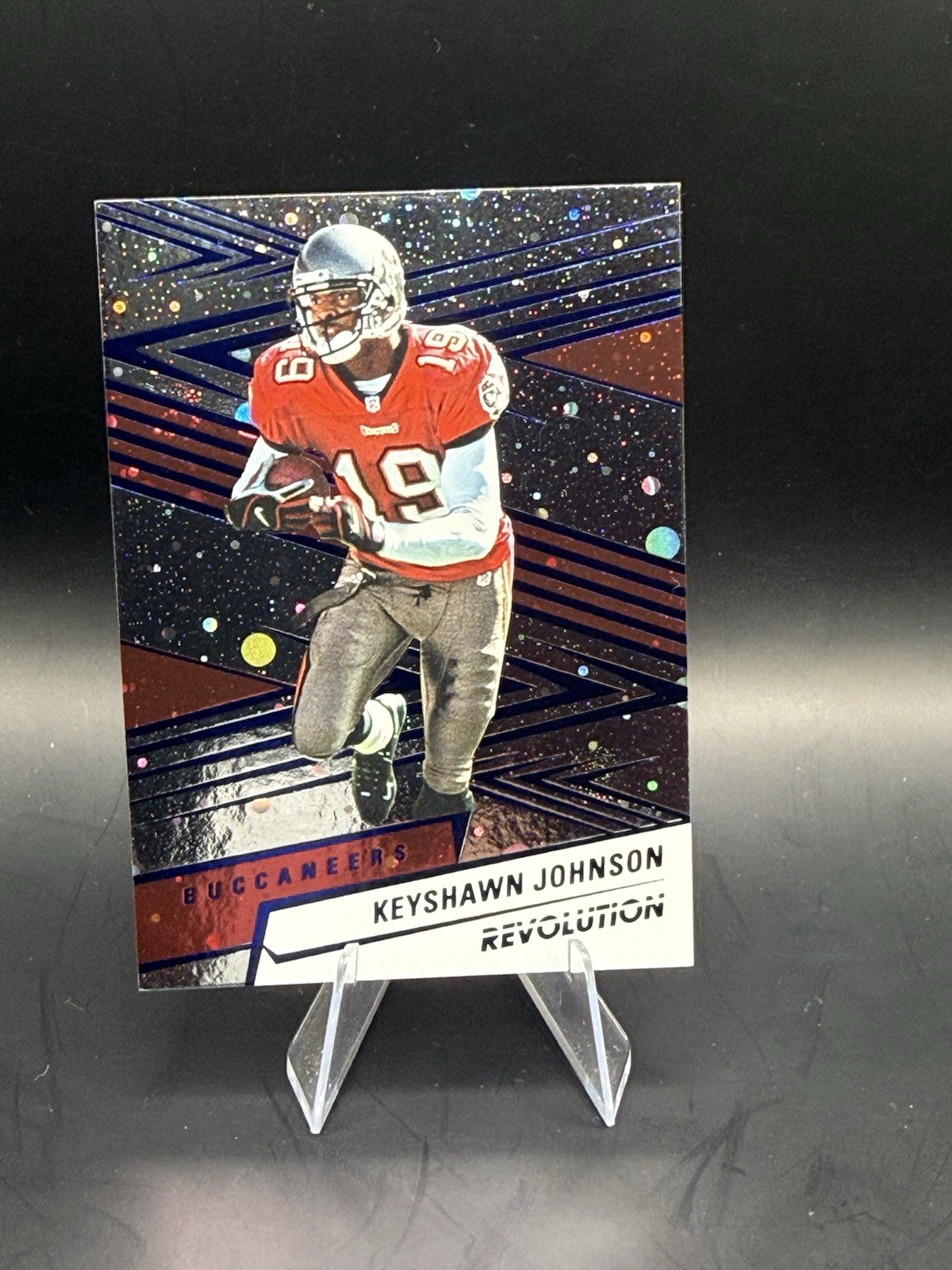 Panini 2025 Revolution Cosmo Parallel Keyshawn Johnson #24 99/99 Buccaneers