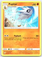 Pokemon TCG Pupitar SM - Team Up NM Uncommon 80/181