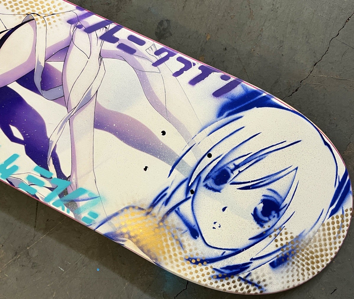 RARE 1/1 PAINTED Neon Genesis Evangelion “REI 3” 8.25” Hook