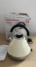 Image of MINOR SCRATCHES Morphy Richards Venture Cream Pyramid Kettle 1.5L 3kW 100132