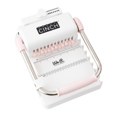 Book Binding Machine Square Hole Punch Spiral Coil Notebook Maker Pink White