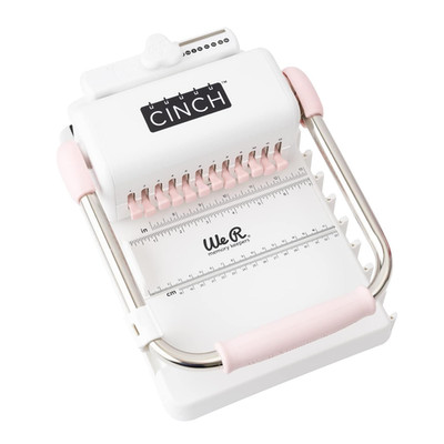 Book Binding Machine Square Hole Punch Spiral Coil Notebook Maker Pink White