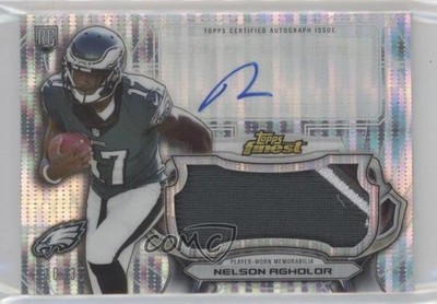 2015 Finest Jumbo Relic Pulsar Refractor 10/35 Nelson Agholor Rookie Auto RC ii1