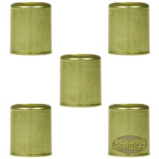 Brass Ferrule 7/8" Outer Diameter 5/8" Inner Diameter Smooth Crimp 5-Pack 32575