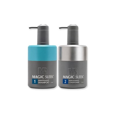 Magic Sleek Professional Hair Care Maintenance Set, Shampoo and Conditioner Du