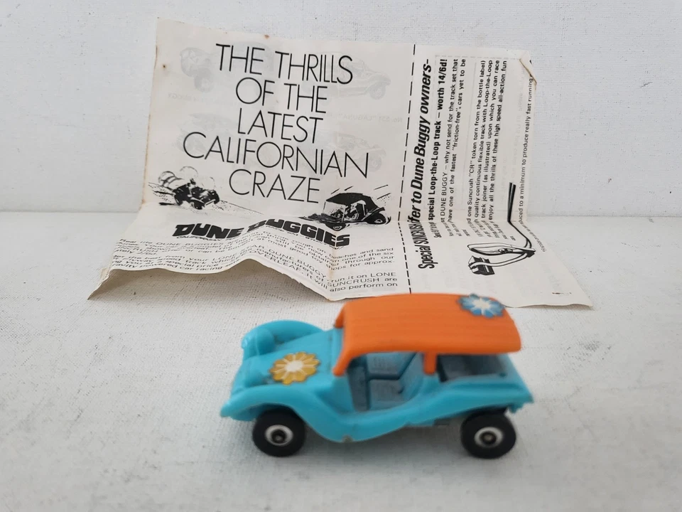 Пластиковая игрушечная машинка багги Lone Star Dune винтаж 1970-е сделано в Англии ретро автомобиль - Изображение 2 из 4