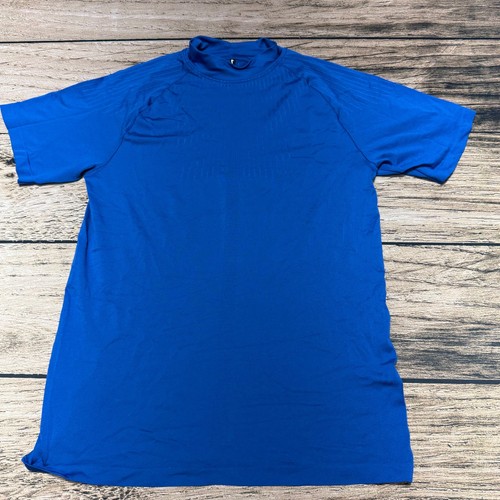 Nike MMW Training Top Mens Medium Blue Matthew M Williams Mock Neck Shirt