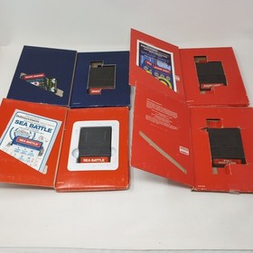 Lot Of 16 Intellivision Games With Boxes (Some Have Manuals & Overlays)