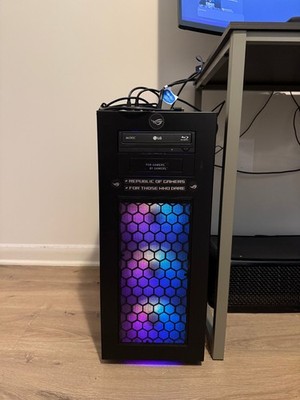 intel core i9-10900k, asus z490e gaming mobo, aio water cooler, 32gb ddr4 ram