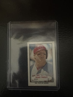 2016 Topps Heritage Mini Bazooka #67B-MT Mike Trout