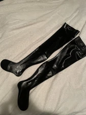 Latex Stockings with Strap and Ring Size L **Read for Sizing**