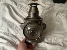 ANTIQUE ADLAKE CARRIAGE KEROSENE LAMP LANTERN -Collectible Fuel Lantern
