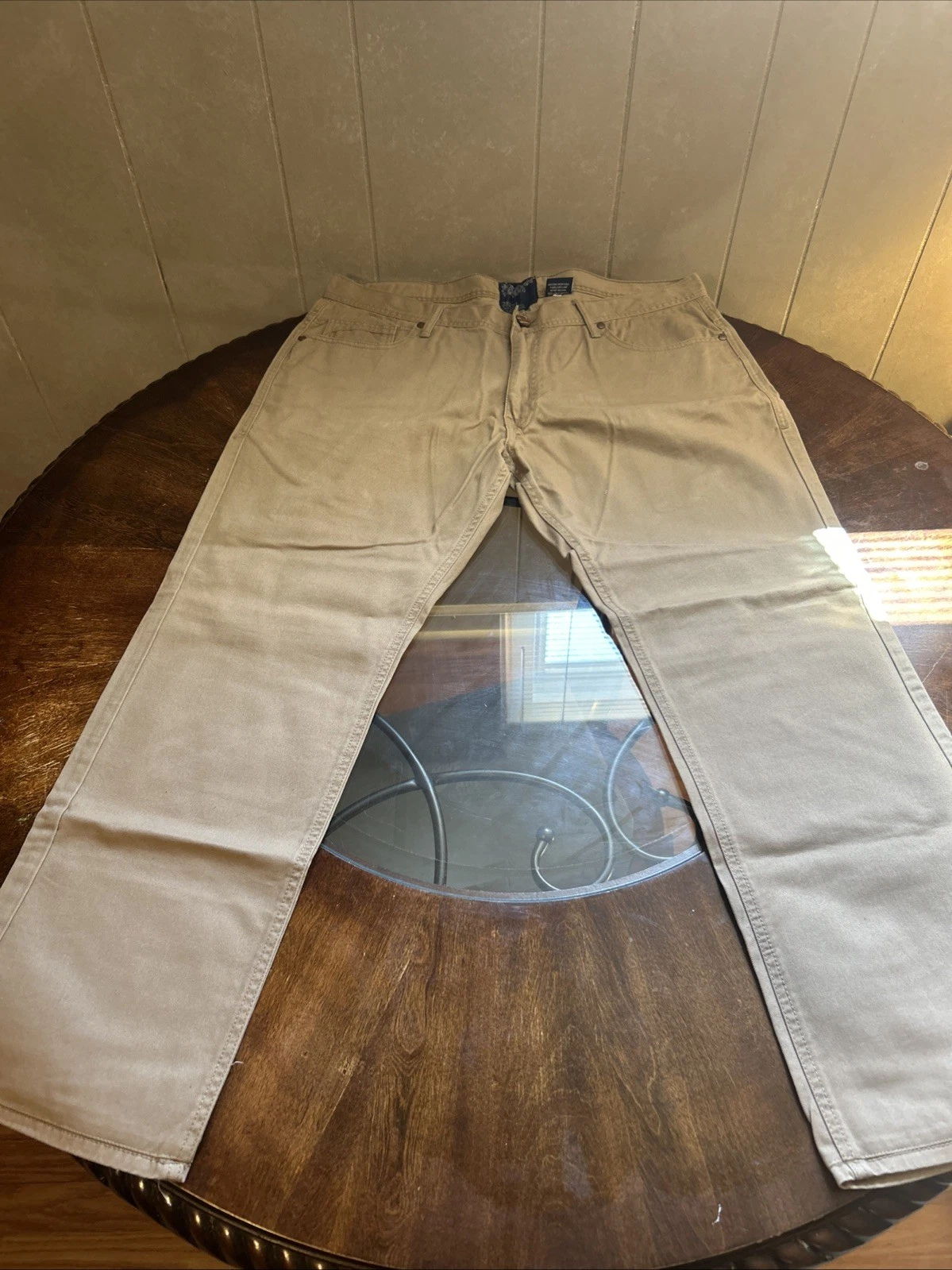 Pantalone uomo Jordan Craig marrone vita 38 lunghezza su misura per un 30 ottime condizioni