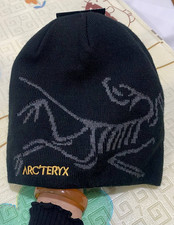 NWT 2025 Arc'teryx Bird Head Toque Beanie Black Orca Merino Wool Winter