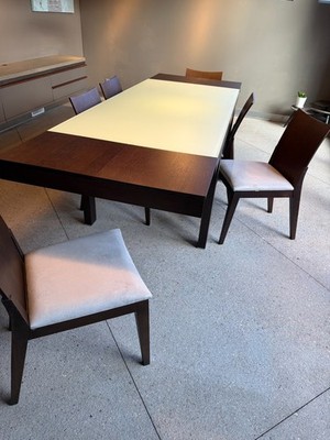 modern dining table set for 6