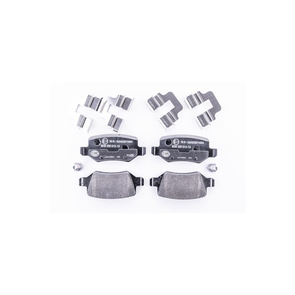 Bremsbelagsatz Ohne VerschleißWarnung 14,6 Mm Hella FüR U.A. MB B-KLASSE-image