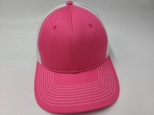 Blank Plain Sweet Caps Mesh Trucker Snapback Hat Casual Dad Men Women Pink White