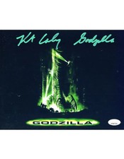 Kurt Carley signed 8x10 Metallic Photo Godzilla