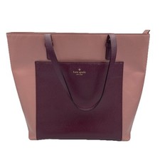 Kate Spade Grand Street Sadie Tote Leather Dusty Peony Mulberry Purse Bag