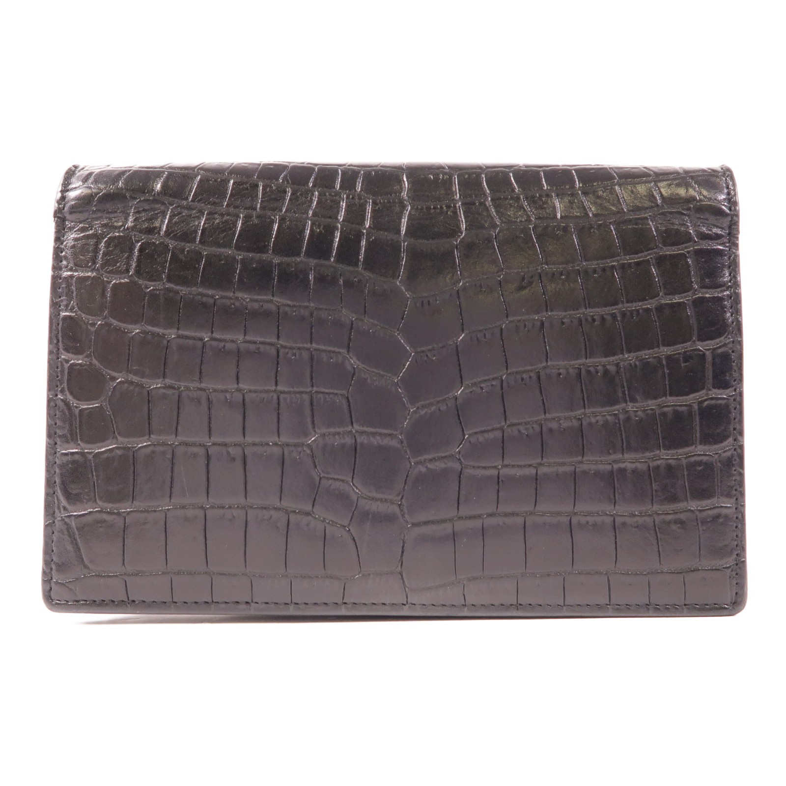 Borsa a tracolla YVES SAINT LAURENT YSL SHW Kate catena 452159 pelle di vitello nera