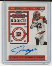 2019 Contenders Trayveon Williams RC Rookie Ticket Auto