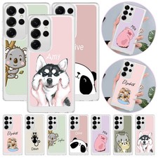 Case For Samsung A36 A17 S25 Ultra Lovely Animal Personalised Robust Phone Cover
