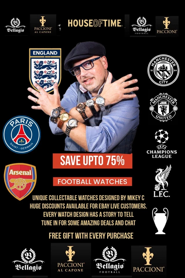 LIMITED EDITON PREMIER LEAGUE WATCHES & OTHER FOOTBALL WATCHES