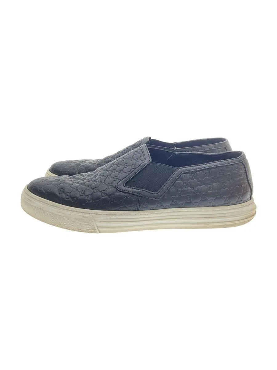 Baskets basses Gucci UK6.5 cuir noir chaussure de sport occasion