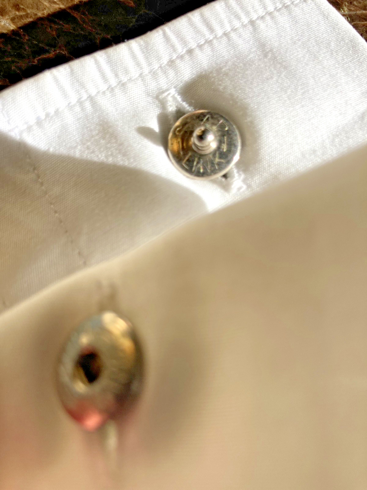 Vintage Octagonal Snap Link Stud – Single Replace… - image 7