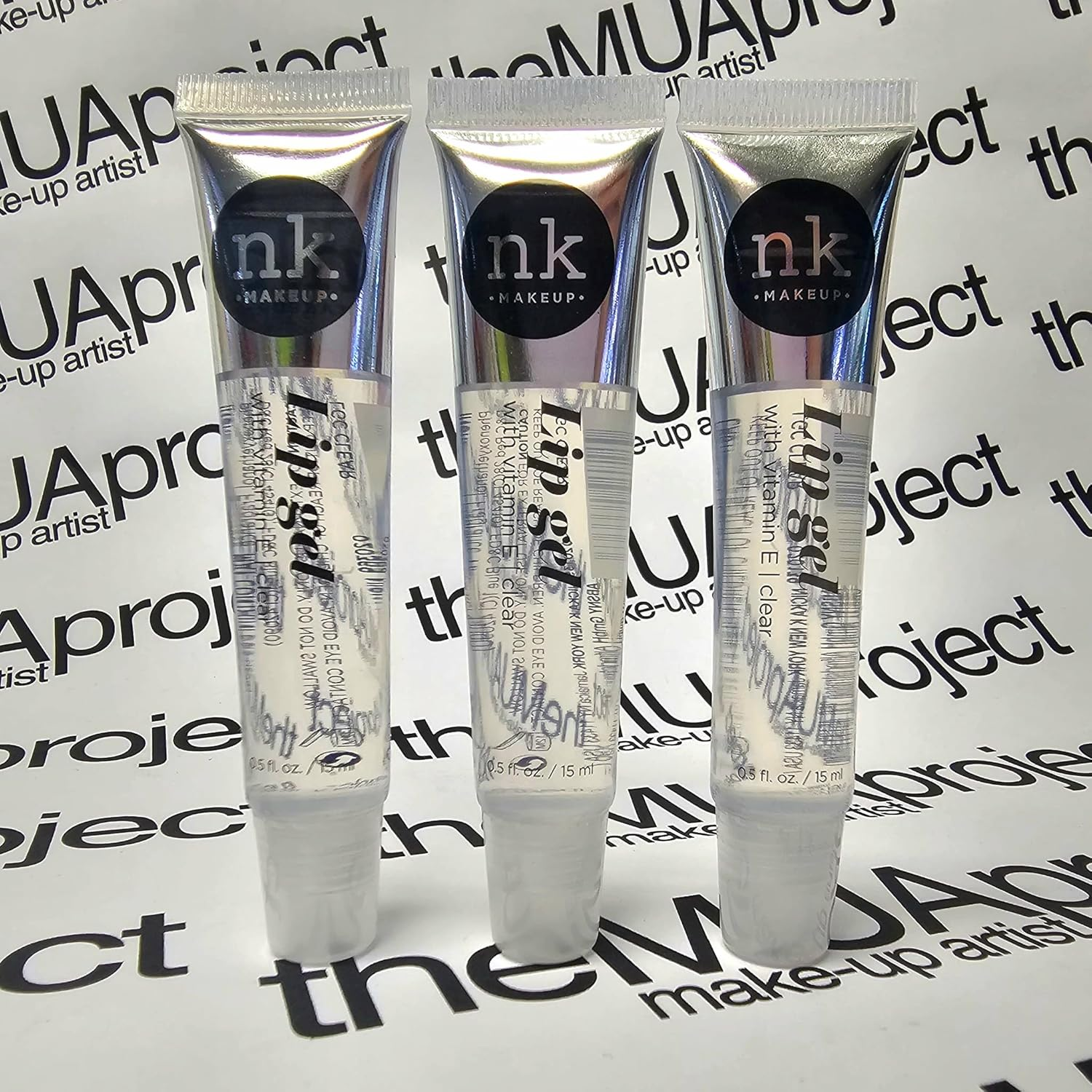 3 Pack Hydrating Clear Lip Gloss Set - Nourishing Lip Gel for Soft Smooth Lips
