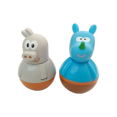 Seltene CBeebies Hey Duggee Weebles x2 - Tag & Roly