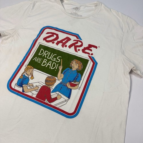Vintage D.A.R.E. T-Shirt Mens Size L To Keep Kids Off Drugs Graphic Tee - Picture 3 of 6