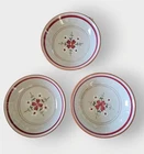 Vintage Hand Painted Stangl Garland Fruit Bowls Set Of 3 5.5"