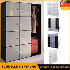 vidaXL Modularer Schrank mit 9 Fächern 37×115×150 cm Schwarz und Weiß