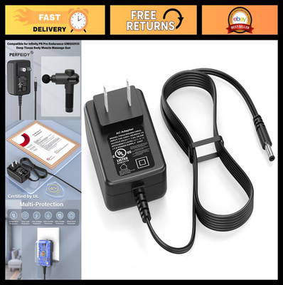26V Power Charger for Deep Tissue Massage Gun, Wireless Percussion Massager, UL
